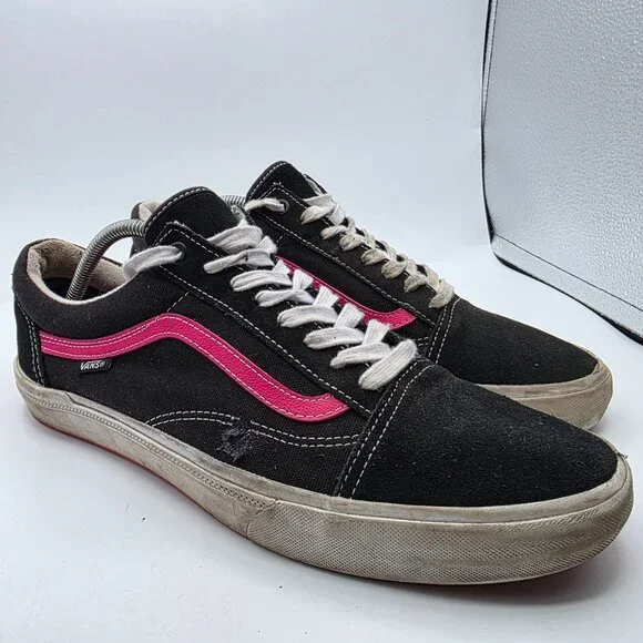 Vans | Shoes | Vans Bmx Old Skool Mens Size 2 Black Neon 